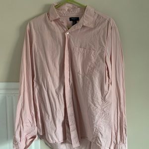 Pink button up from forever 21 never worn size med